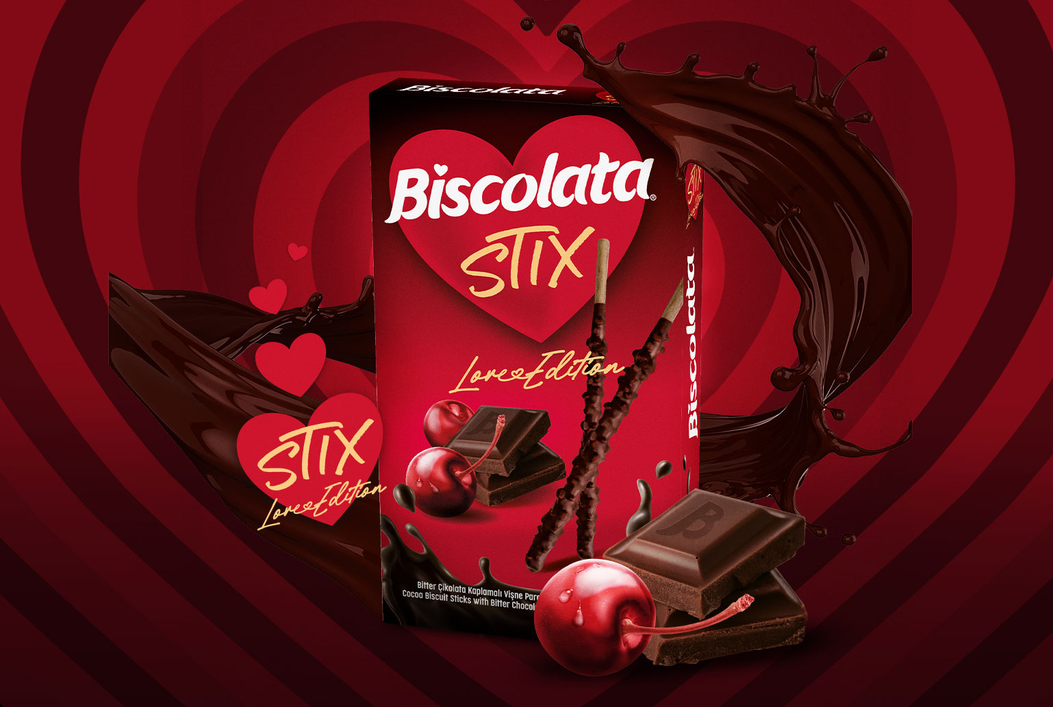 Sevgililer Günü'ne Özel Lezzet: Biscolata Stix Love Edition