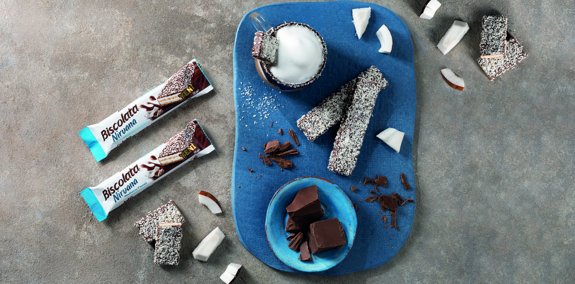 Hindistan Cevizli Gofret