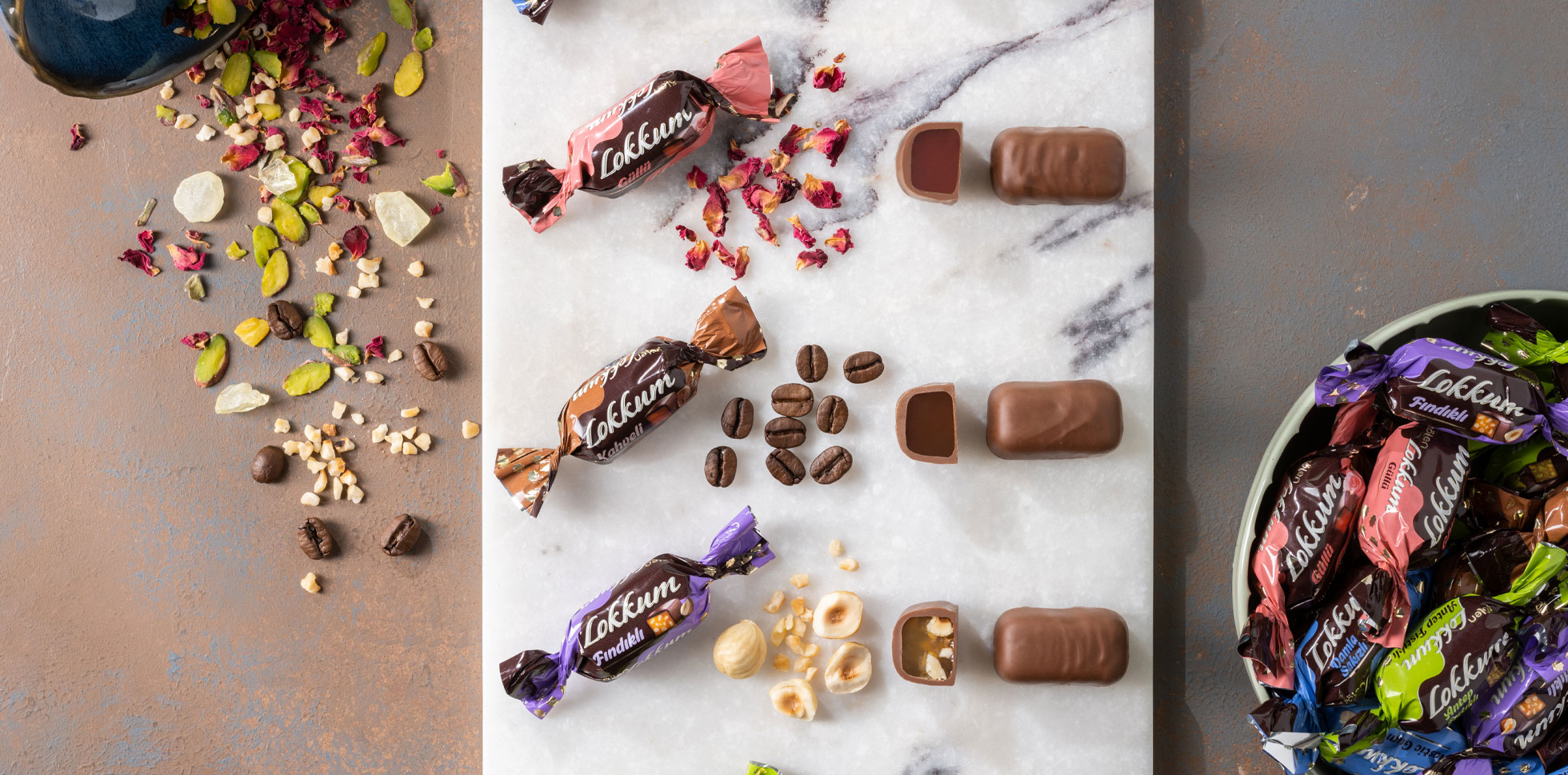 Sütlü Çikolata Kaplı Kahveli Lokum